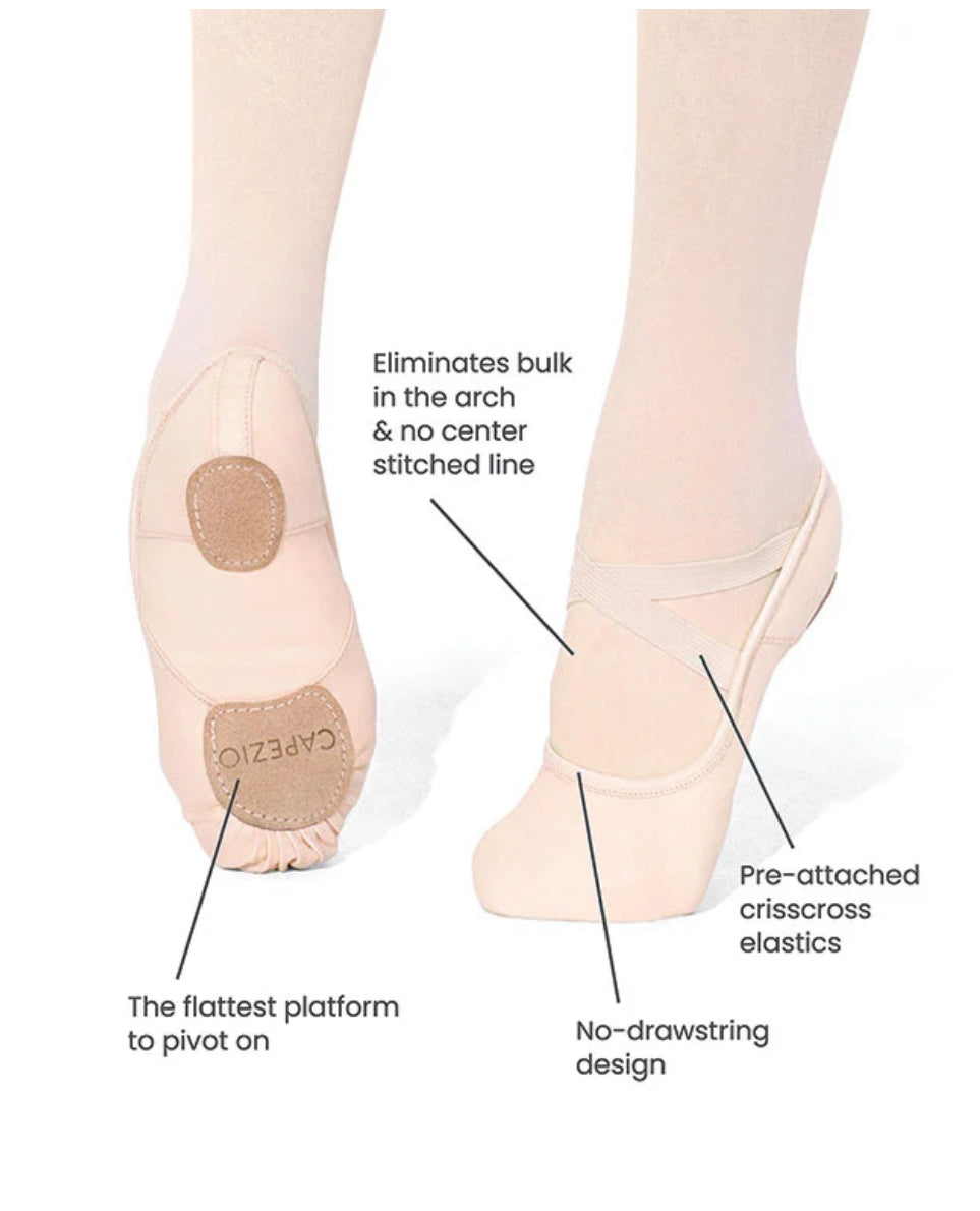ADULT Capezio Hanami Canvas Ballet Shoe (Company)